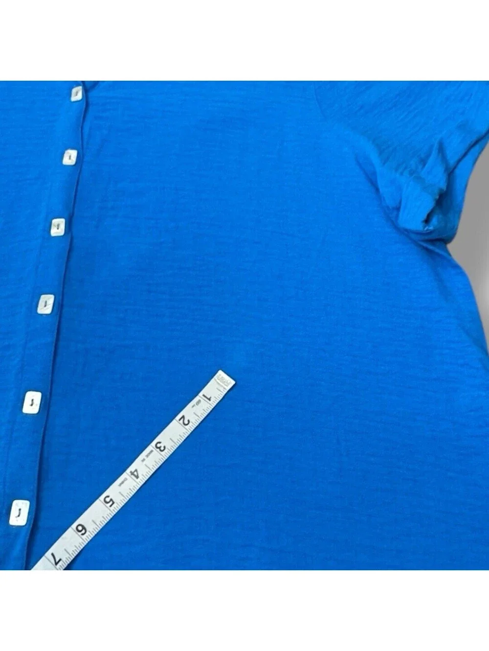John Mark Royal Blue Blouse Button Up Career Office Professional Women’s Size 3X